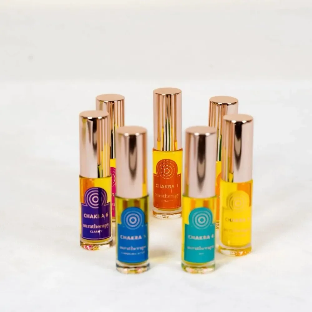 Auratherapy Chakra Boost Discovery Kit Essential Oils Aromatherapy Gift Set of 7